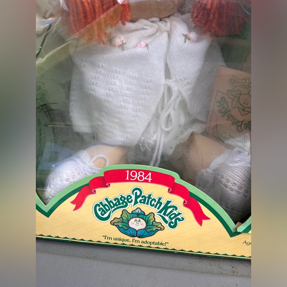 1984 cabbage patch kids doll new in box - plastic covering has been broken - Picture 2 of 7